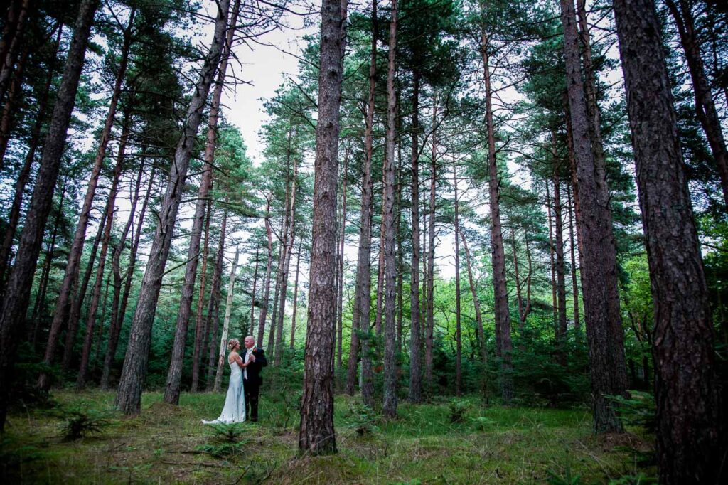 Bryllupsbilleder fotograferet i Jylland